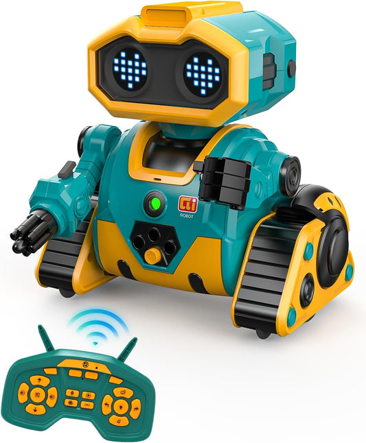 Interactive Rechargeable Robot Toy - Dance, Music, Gesture Sensing - Ages 3-6