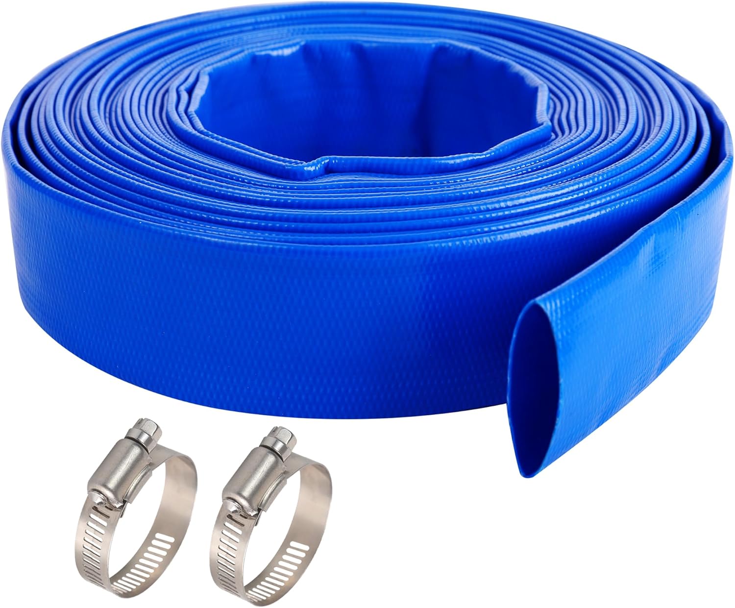 2.5in x 100 FT Pool Backwash Hose for Heavy Duty Use
