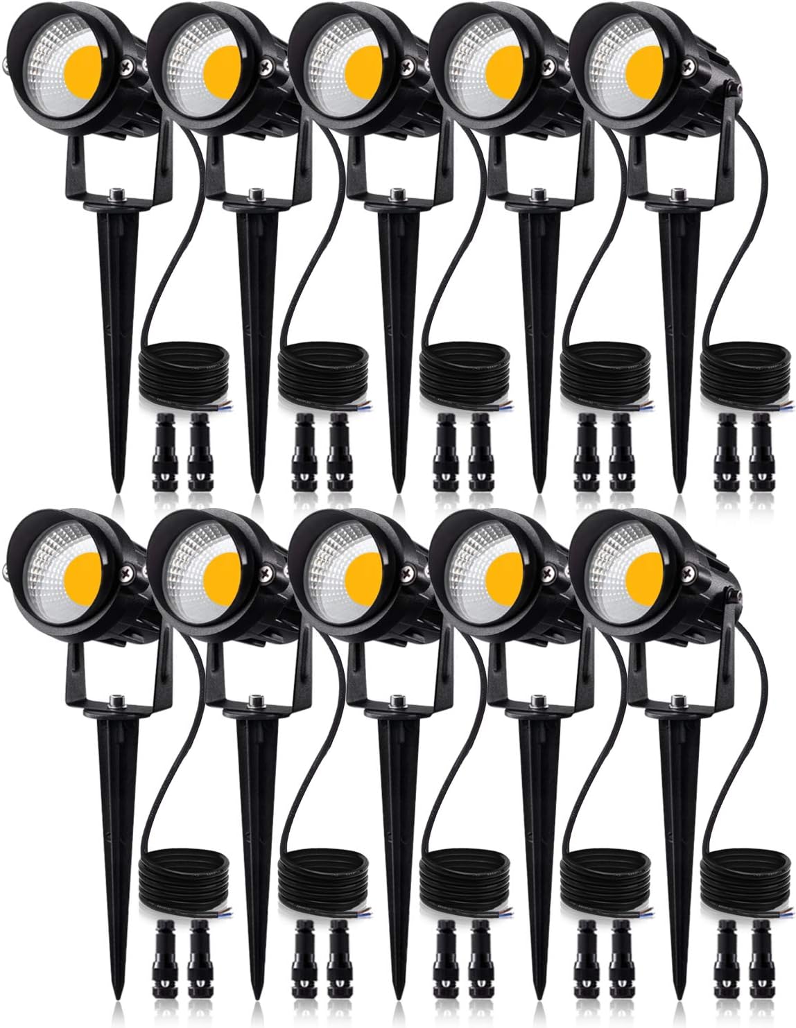 12W Low Voltage LED Landscape Lights for Outdoor Illumination
