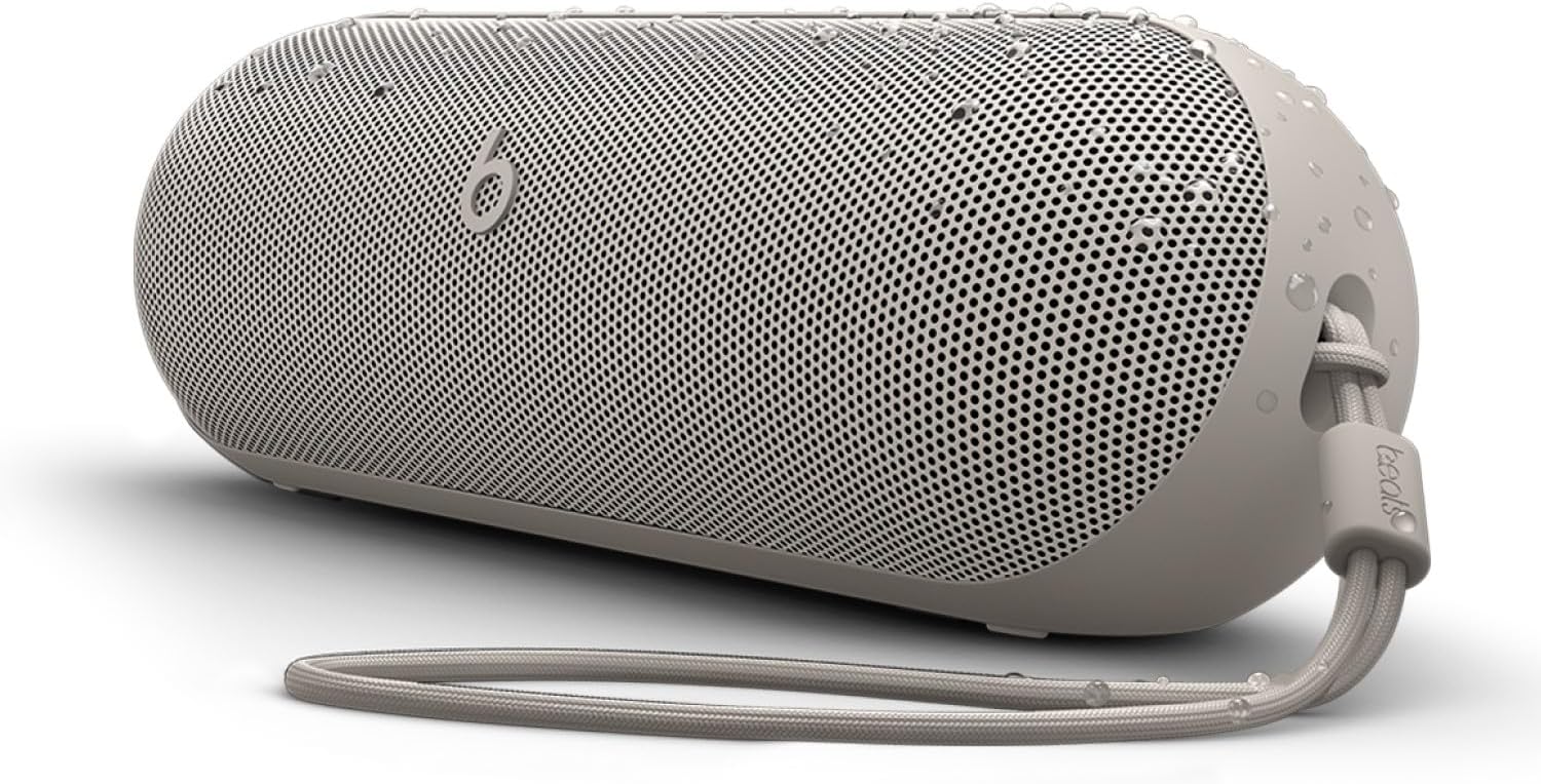 Beats Pill x Kim K: Wireless Speaker & Charger - 24H Battery, IP67, Mic, Light Gray