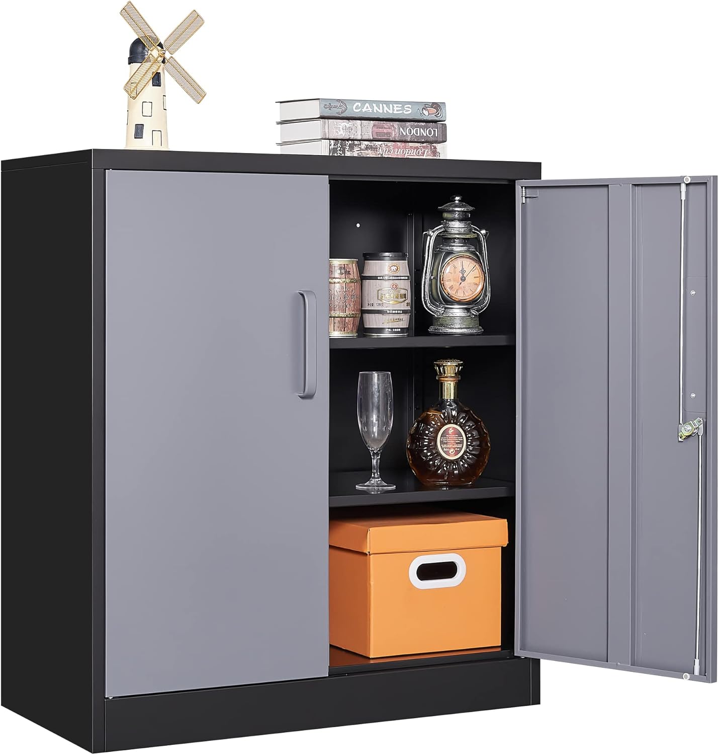 Letaya Metal Storage Cabinets with Lock and Adjustable Shelves