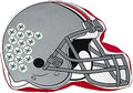 Ohio State Buckeyes Helmet Super Soft Football Pillow - 16in