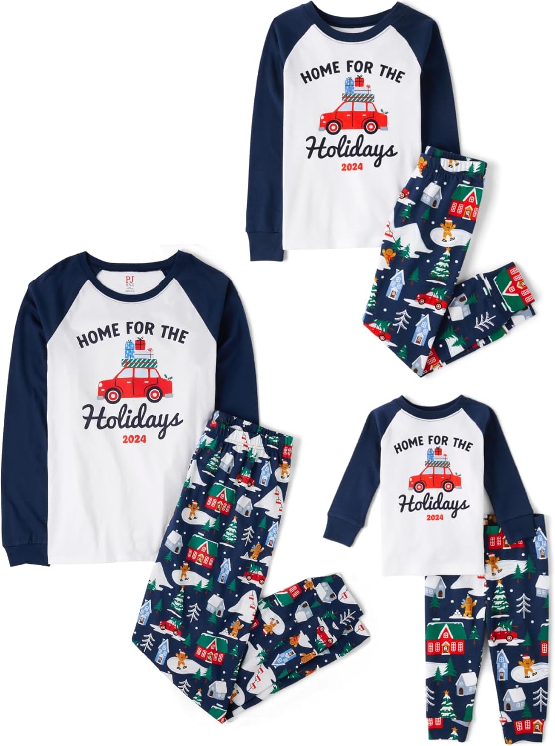 Family Matching Christmas Pajama Sets for Kids and Adults
