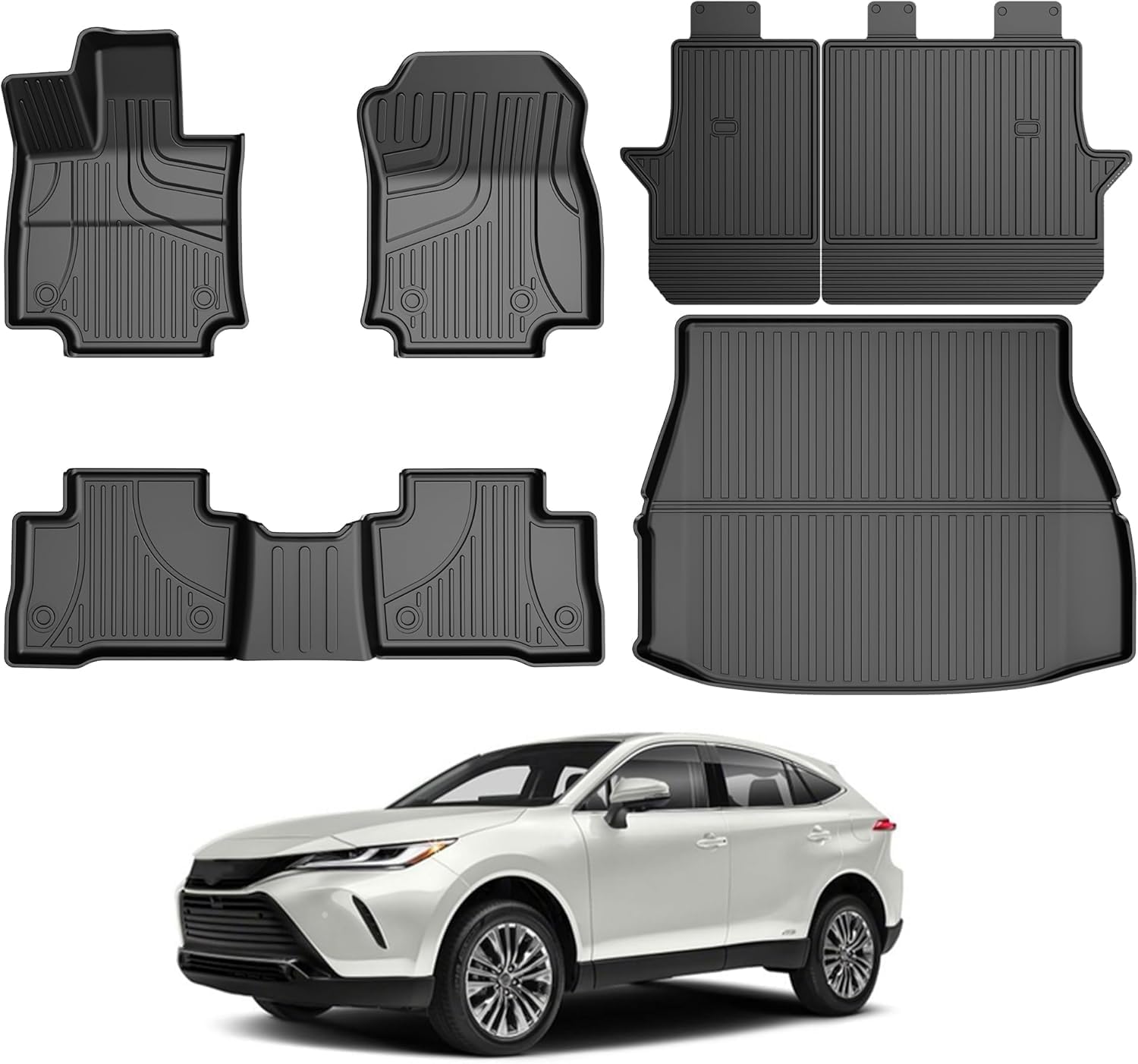 AOMSAZTO Floor Mats for Toyota Venza and Rav4 2019-2025