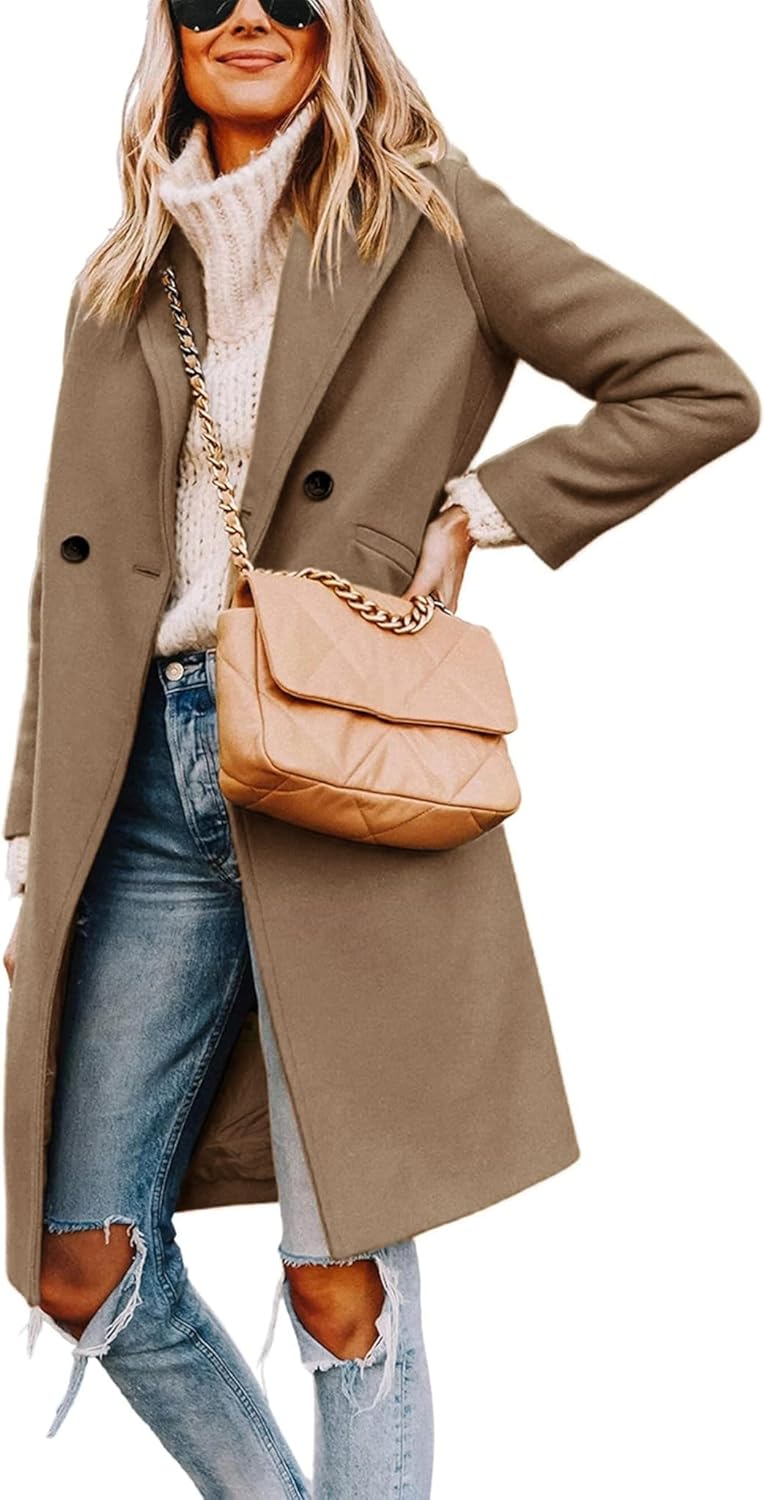 Yidarer Women's Winter Wool Coat for Stylish Comfort and Versatility