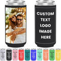 250 Pack Personalized Skinny Can Cooler - Custom Neoprene Sleeves