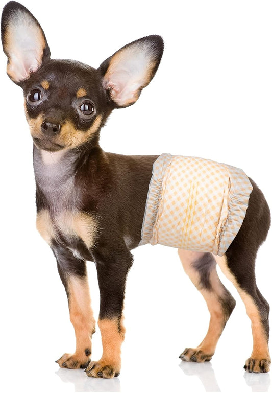 48 XSmall Male Dog Wraps with Wetness Indicator