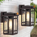 9.76ft Dusk to Dawn Outdoor Wall Light 2 Pack - Weatherproof Porch