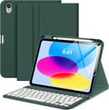 MoKo iPad 11th Gen Case with Keyboard and Pencil Holder 2025
