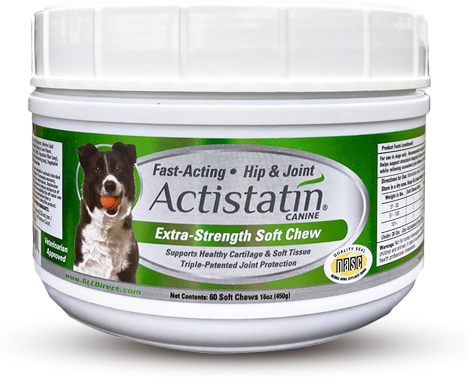 Actistatin Canine Large Dog Soft Chews for Joint Support