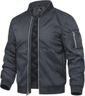 Men's Bomber Jackets Thermal Quilted Water Resistant Winter Coat