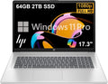 HP 17 Laptop 17.3in FHD Anti-Glare - High Performance Ryzen5