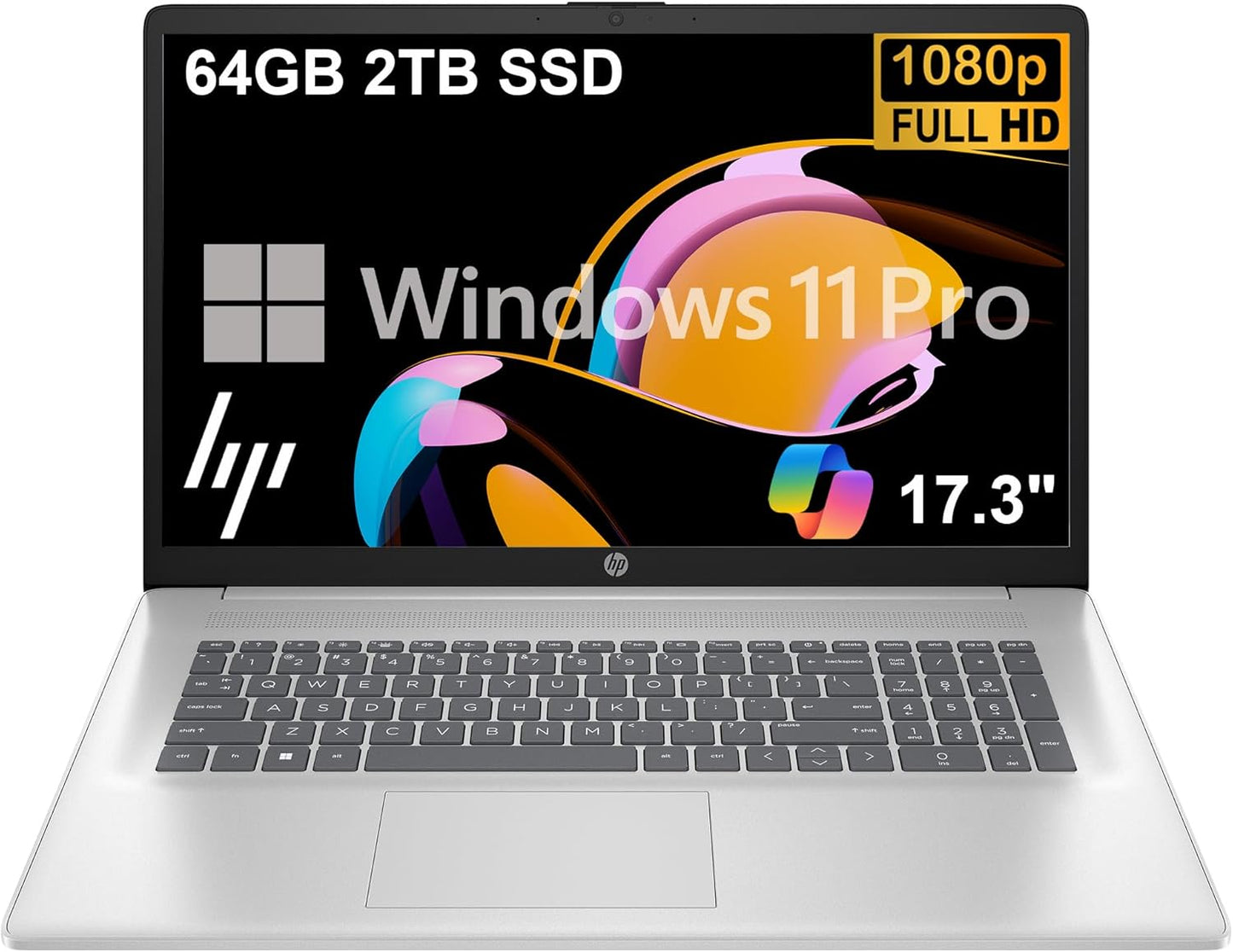 HP 17 Laptop with 64GB RAM and 2TB SSD for Ultimate Performance