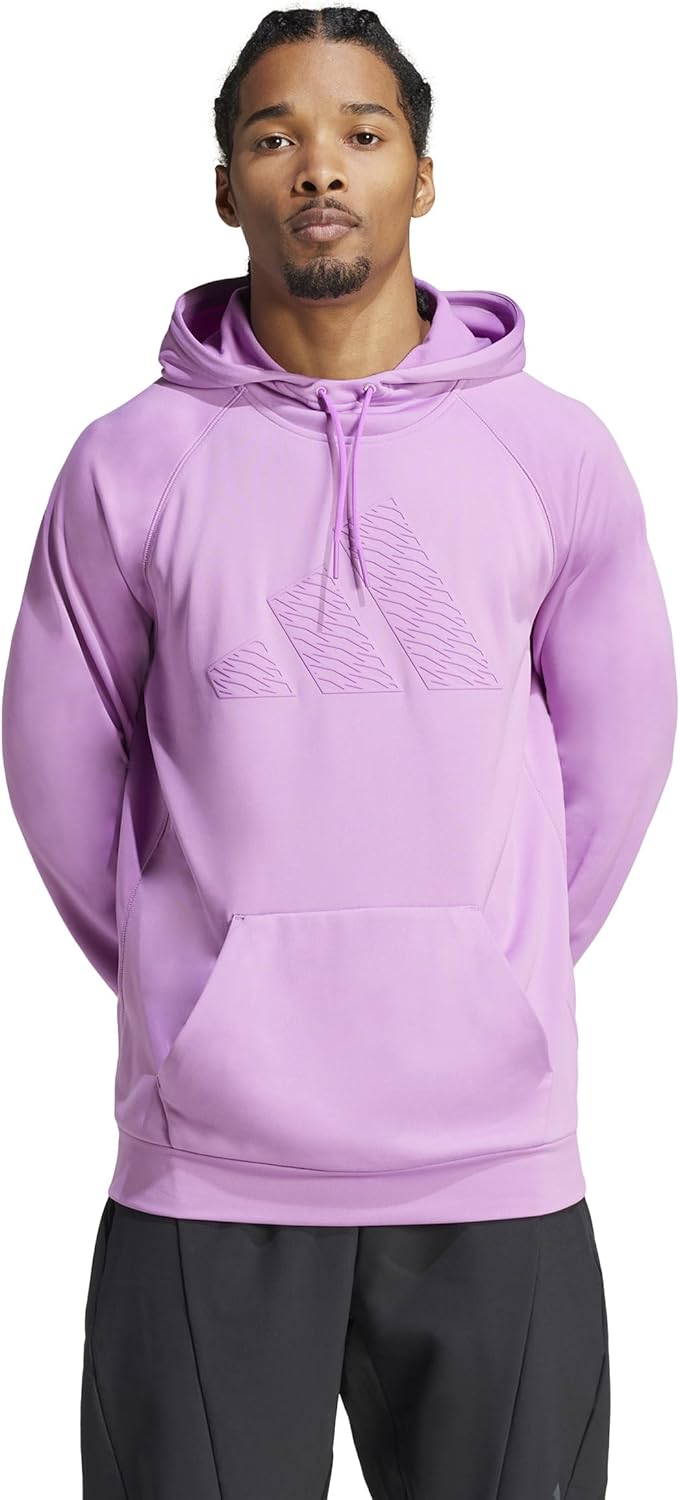 adidas mens Game and Go Big Logo Training Hoodie for Comfort