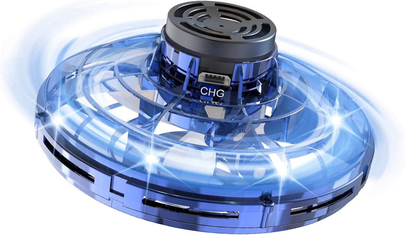 FlyNova Kids Light-Up UFO Drone: Hover & Spin Fun!