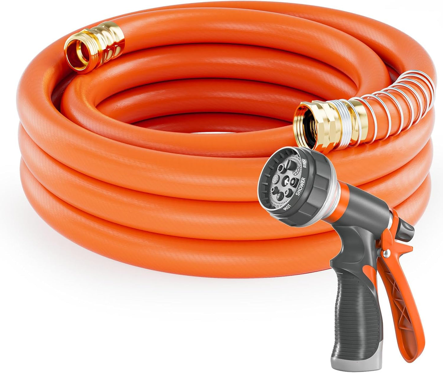 Garden Water Hose 25 ft x 3/4 in Heavy Duty for All Weather