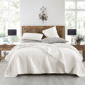 Quilt Set King Size Stone-Washed Coverlet - Soft Lightweight Comfort