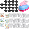 DIY Fridge Glass Magnets Kit 121 Pcs - Square Set for Crafts