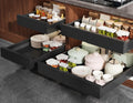 Pull Out Cabinet Organizer 4 Pack Expandable Width 13-21in - Slide Out