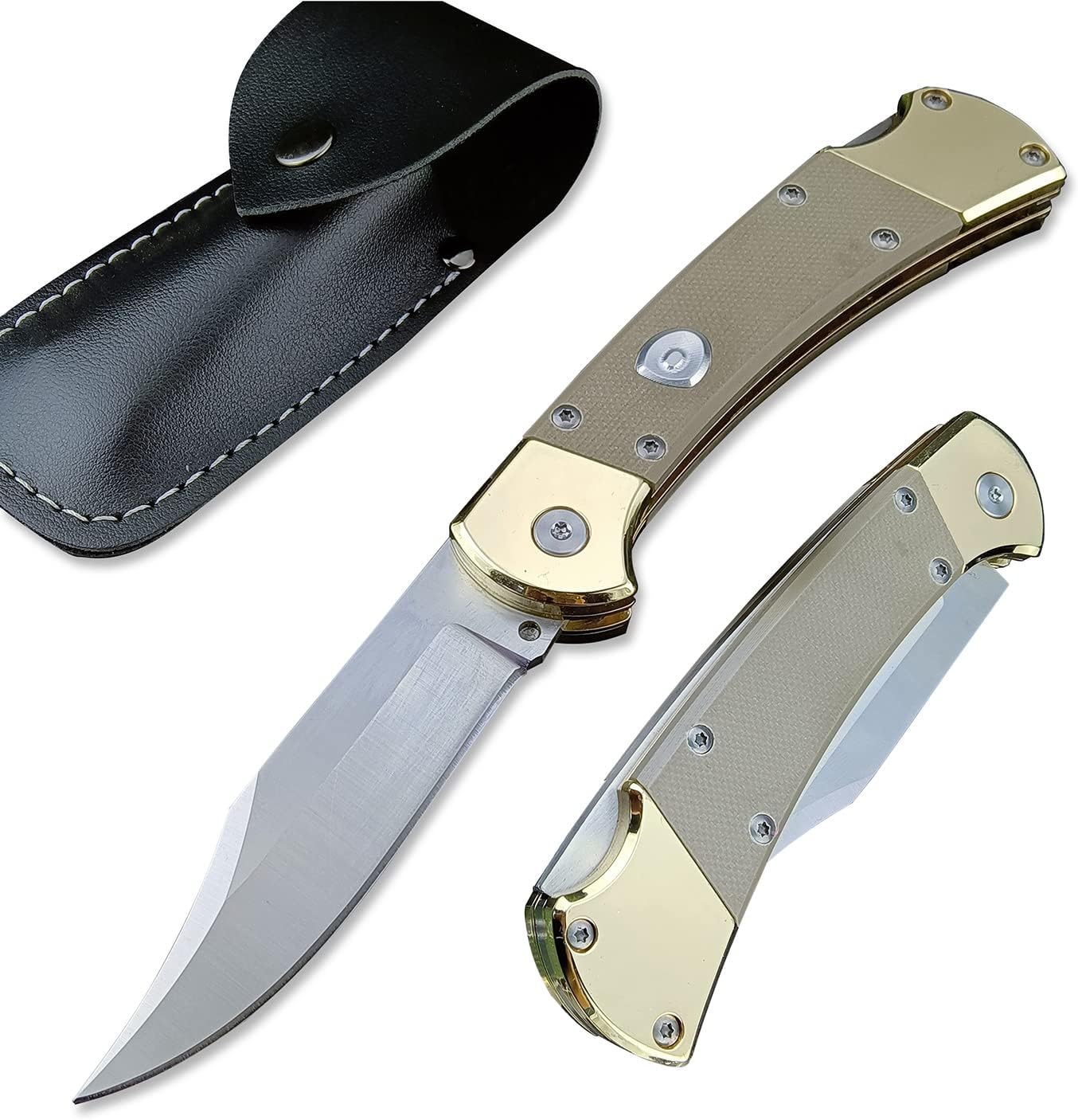 Assisted Opening Pocket Knife with 440C Stainless Steel Blade