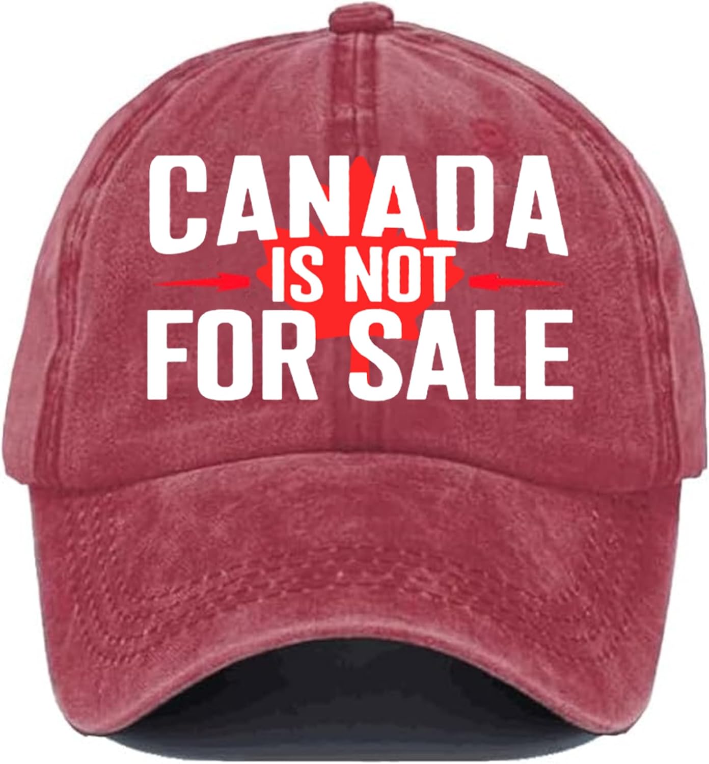 Distressed Canada Cap - Unisex Cowboy Style