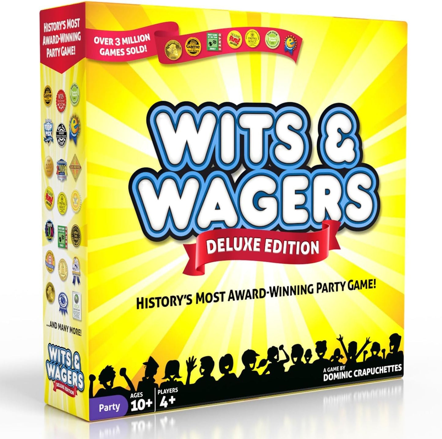 Wits & Wagers Deluxe Board Game - Ultimate Trivia Fun for All