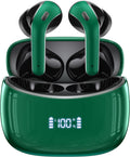 Wireless Earbuds Bluetooth 5.4 Headphones Green - 60H Playtime