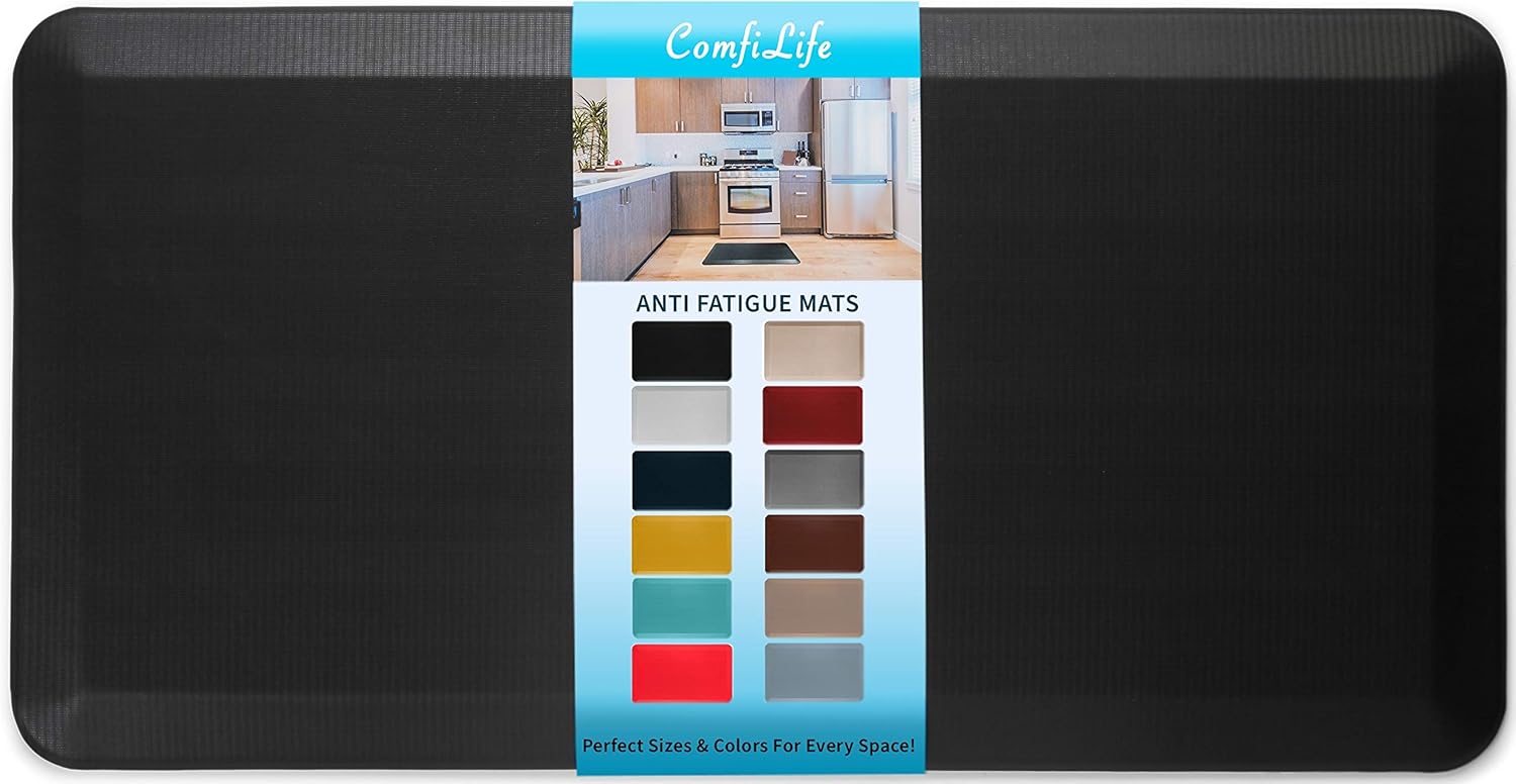 ComfiLife Anti Fatigue Floor Mat 3/4 Inch Thick for Comfort