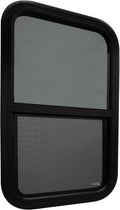 RecPro RV Window 18in x 30in Teardrop Vertical Sliding - Replacement