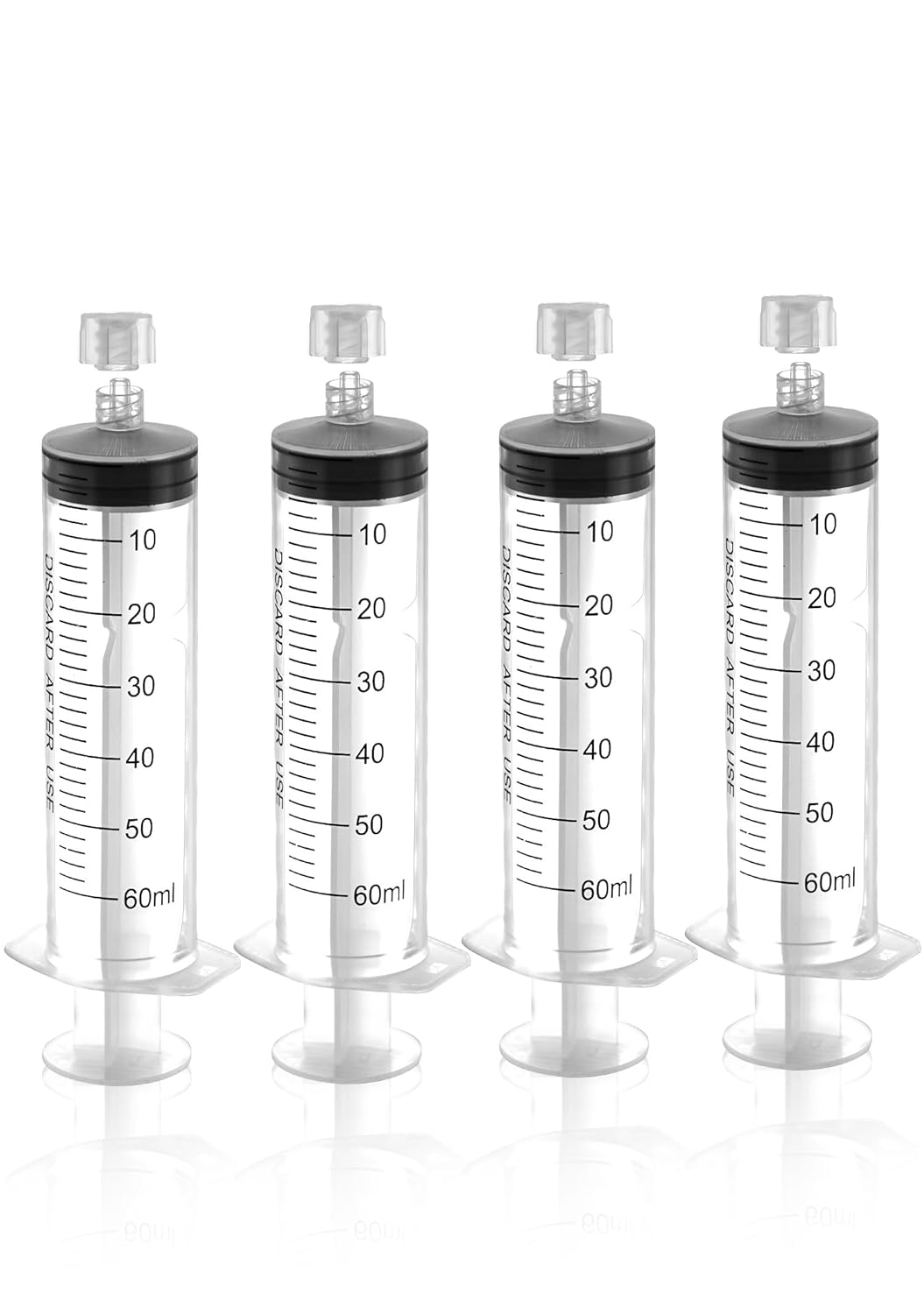 Luer Lock Syringe 60ml - Sterile Disposable Syringes Pack of 50