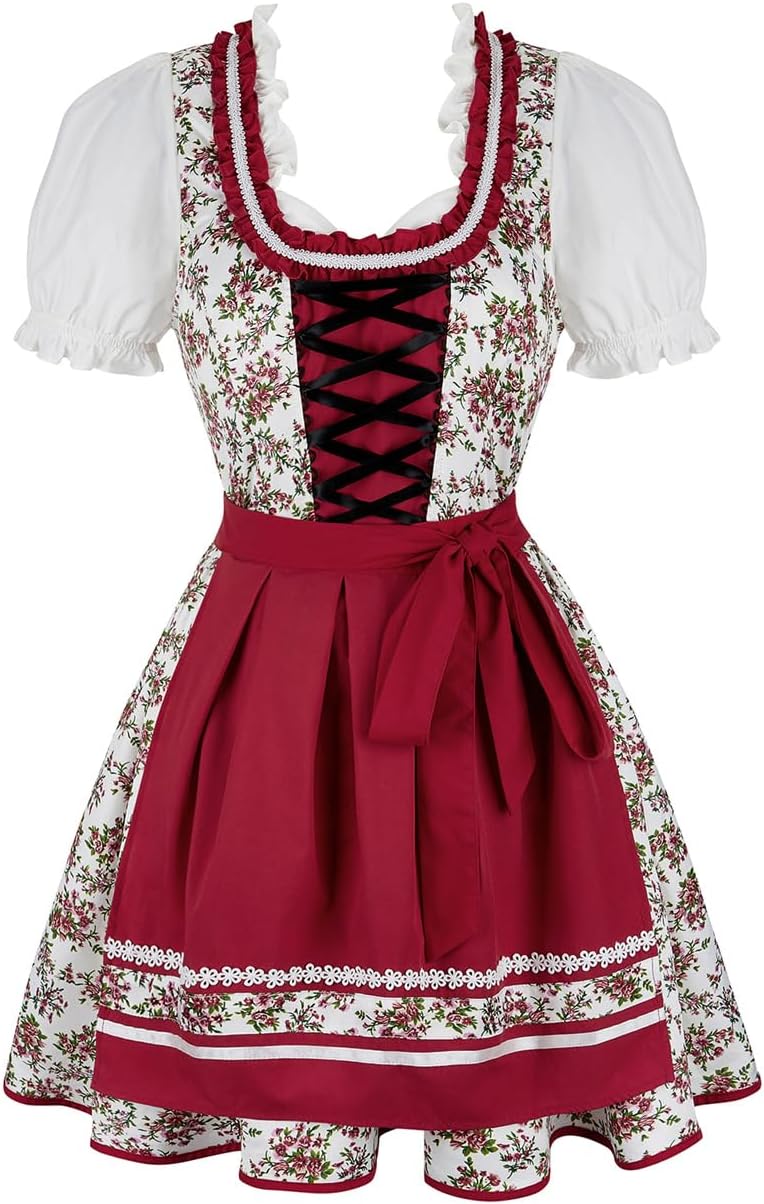Lehauya Oktoberfest Outfits Women Dirndl for Themed Parties