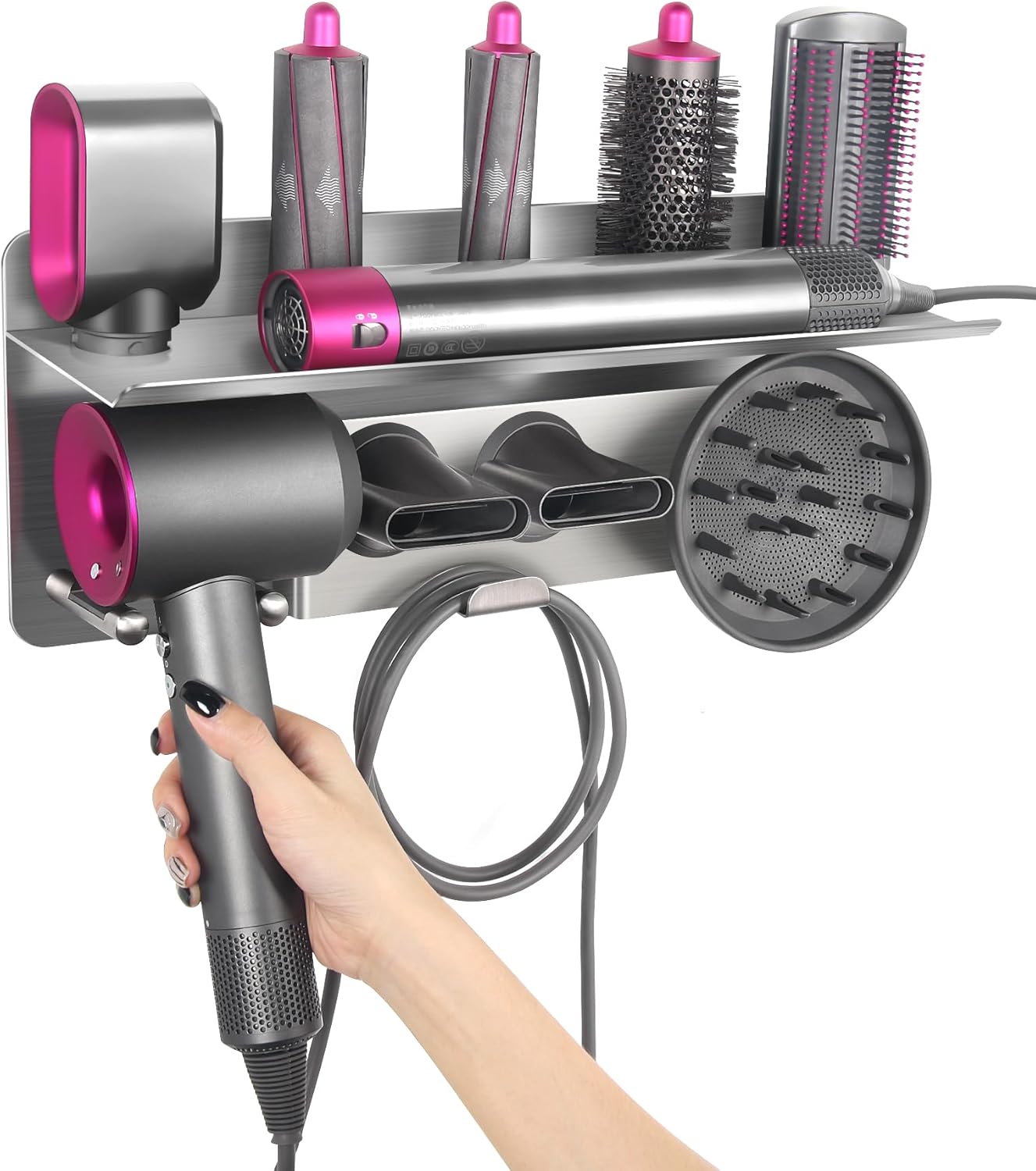 Dyson Hair Tool Organizer: 2in1 Wall Mount