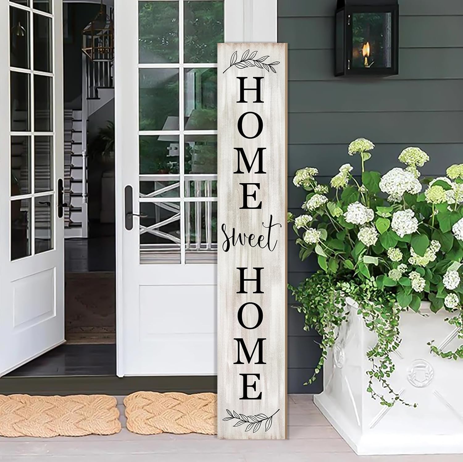 Home Sweet Home Porch Sign for Rustic Outdoor Decor and Charm