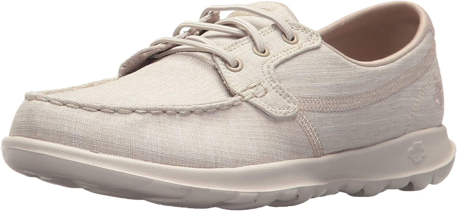 Skechers Women's Go Walk Lite-15433 Boat Shoe for Comfort