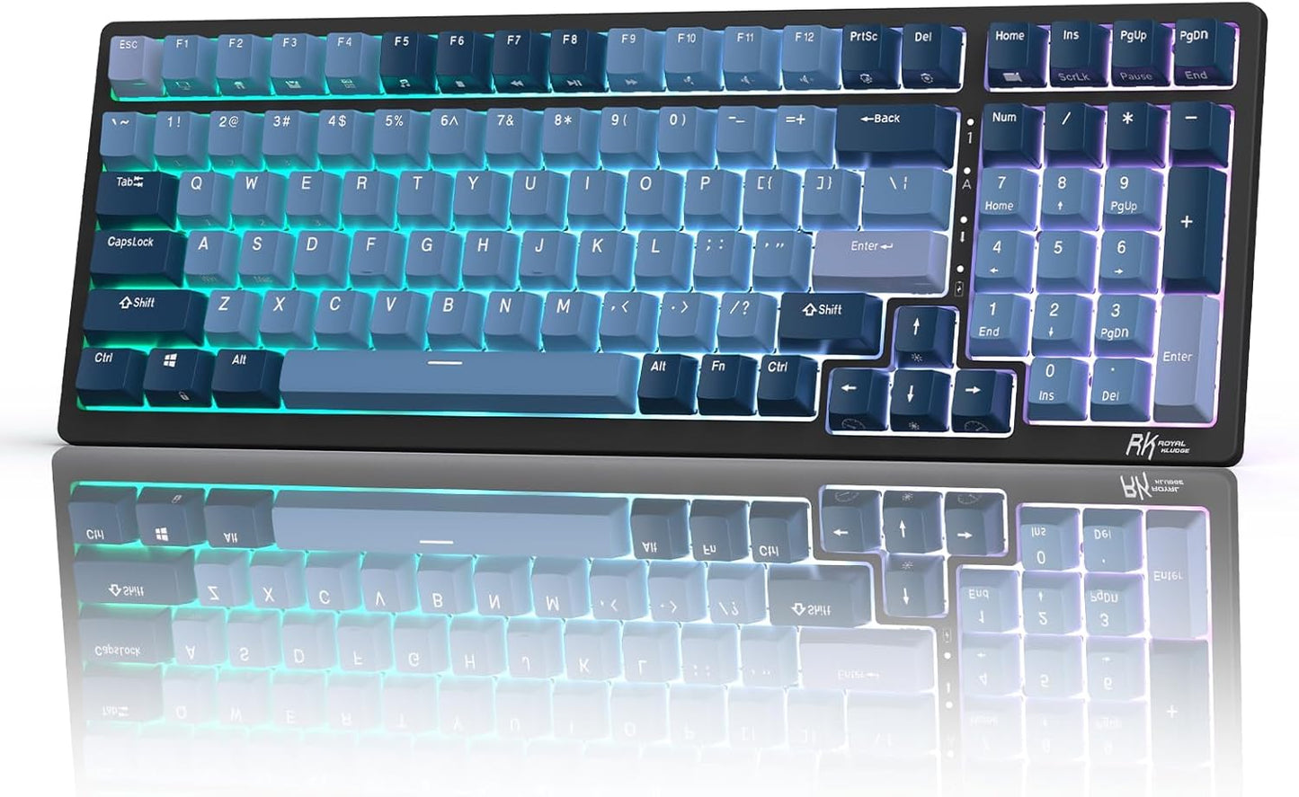 Wireless Triple-Mode Mech Keyboard with Hot Swap & RGB Lighting