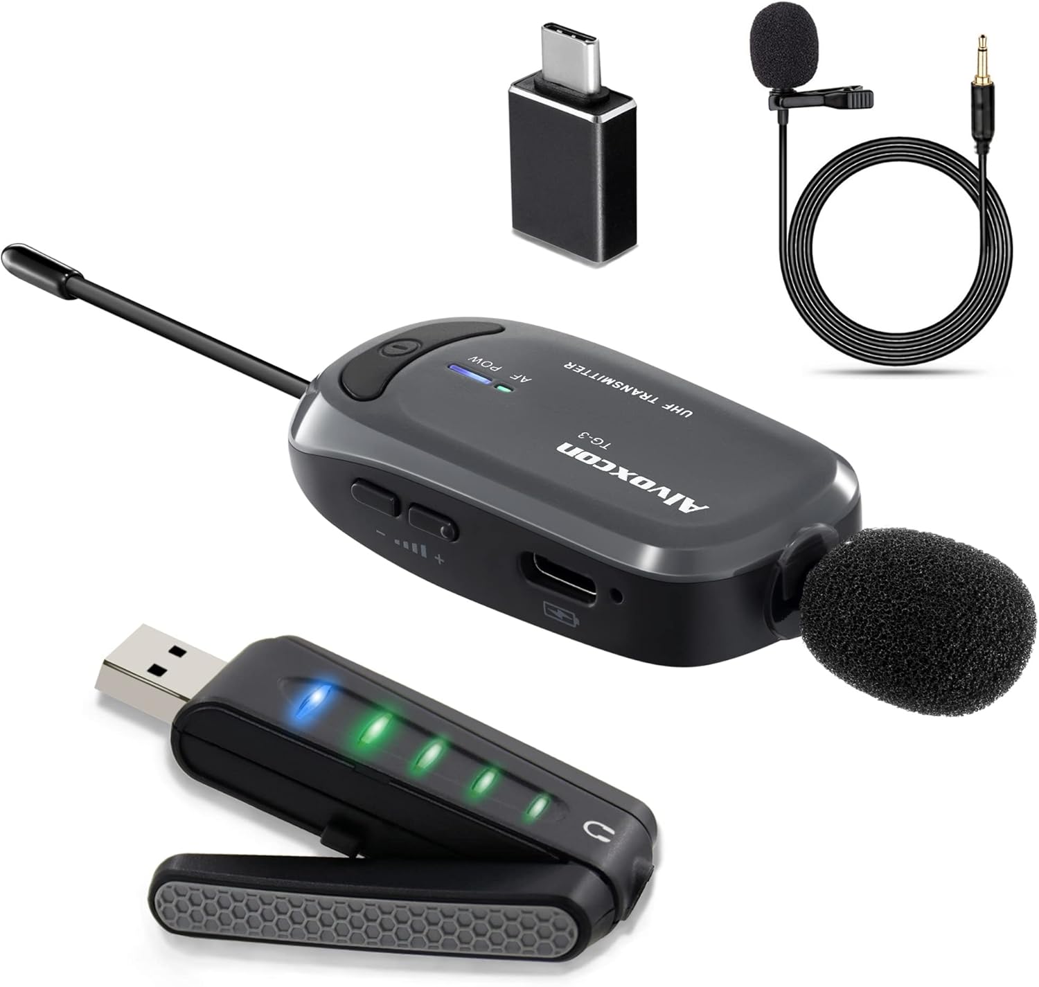 Crystal Clear Sound with Alvoxcon Lapel Mic