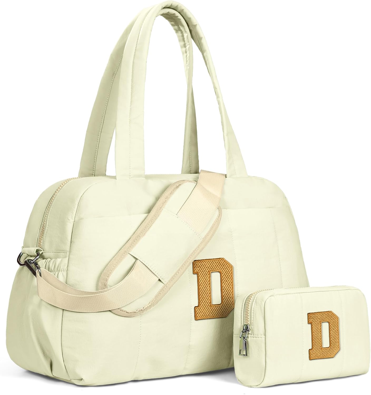 Personalized Initial Duffle Bag for Travel and Gym Use