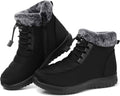 Warm Winter Ankle Boots for Women by SHIBEVER for Icy Conditions