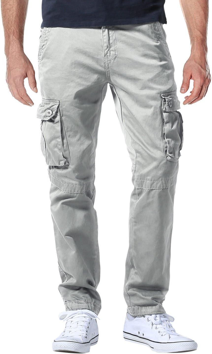 Match Men's Casual Wild Cargo Pants for Outdoor Adventures