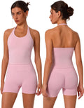 ABOCIW Workout Sets for Women Seamless 2-Piece - Flattering Fit Bottom