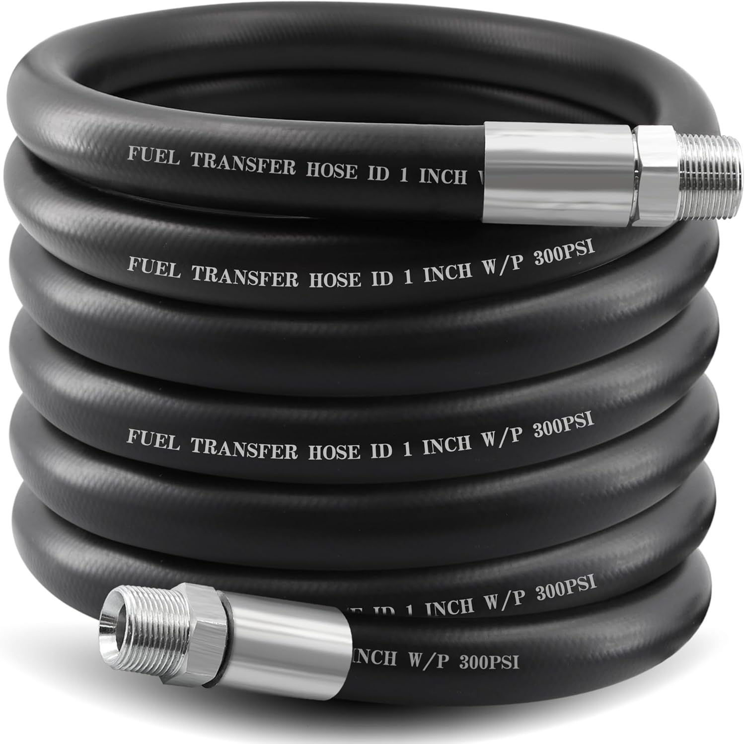 1 Inch Fuel Transfer Hose 20FT for Gasoline and Diesel Use