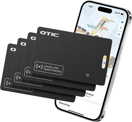 Ultra-Thin OTIC Wallet Tracker Card for Easy Item Locating
