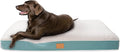 Orthopedic Dog Bed L-Plus 36in x 27in - Plush Waterproof Crate Mat