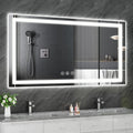 Koonmi 30x60 LED Bathroom Mirror with Backlit and Front Lit Design