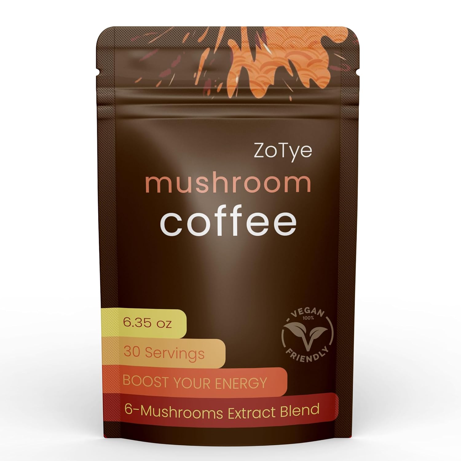 Zotye Energy-Boosting Mushroom Coffee - 30 Servings