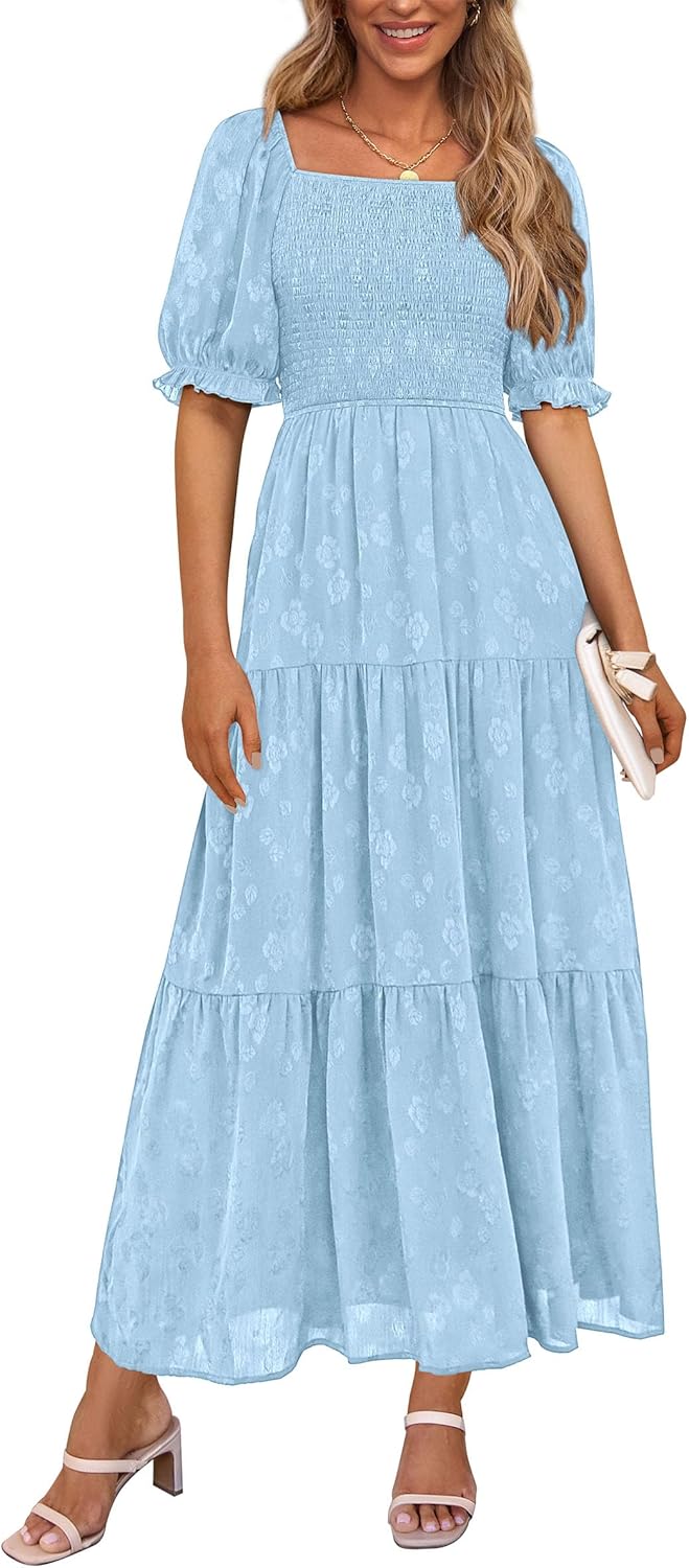 PRETTYGARDEN Women's 2025 Summer Casual Midi Dresses Review