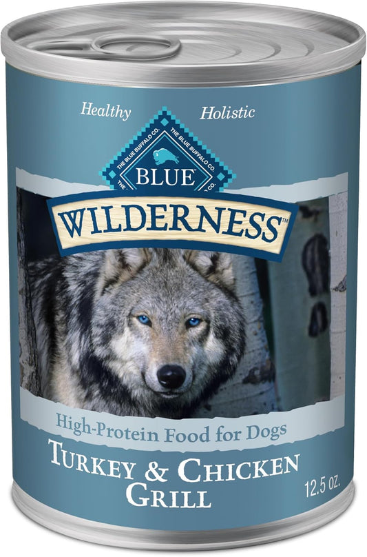 Blue Buffalo Wilderness High-Protein Wet Dog Food for Adults