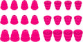 Triple Flange Earbud Tips 12 Pairs Replacement S/M/L - Noise Isolating