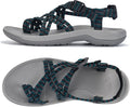 Viakix Womens Walking Sandals for Trekking - Arch Support Stylish