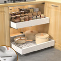 2 Pack 16.8in Deep Pull Out Drawers for Cabinets - Expandable